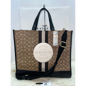 🔥🎁NEW! Coach DEMPSEY Tote 40 Handbag Signature Jacquard C1548 Msrp:$498.00